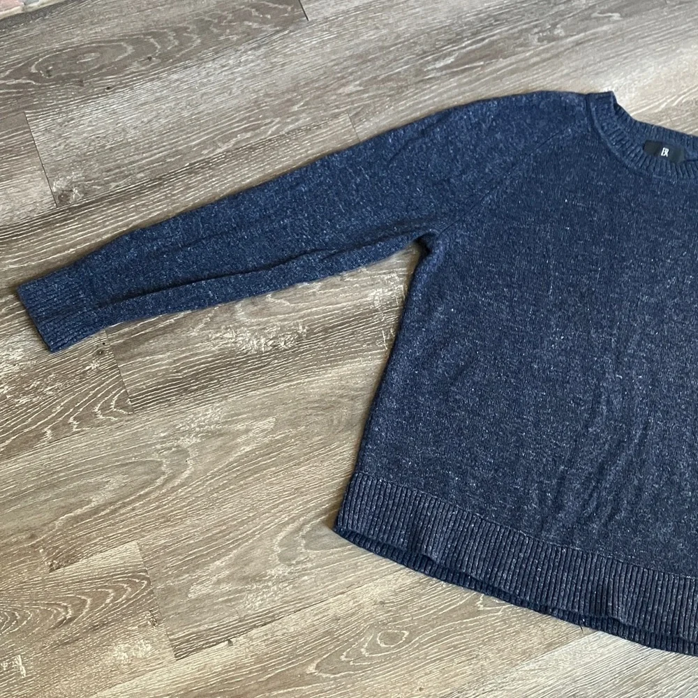 Banana Republic Giorgio Cotton-Linen Crew Neck Sweater